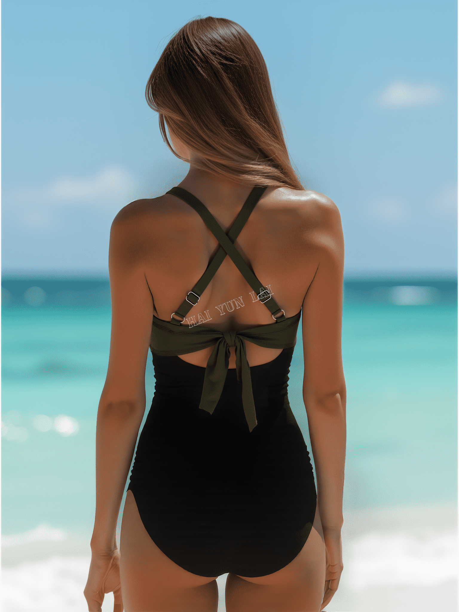 One-piece Swimsuit Women Sexy Hollow Bikini Backless Tight-fitting Swimsuit