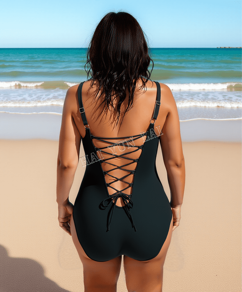Women's Plus Size One-Piece Swimsuit with Tank Bra Solid Color Sleeveless Skirt Made of Spandex/Nylon Factory Wholesale